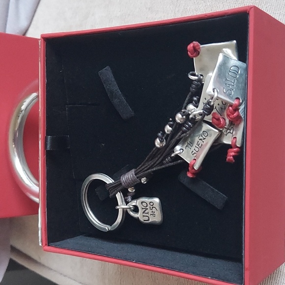 NWT Uno de 50 Keyring with message - Picture 2 of 11